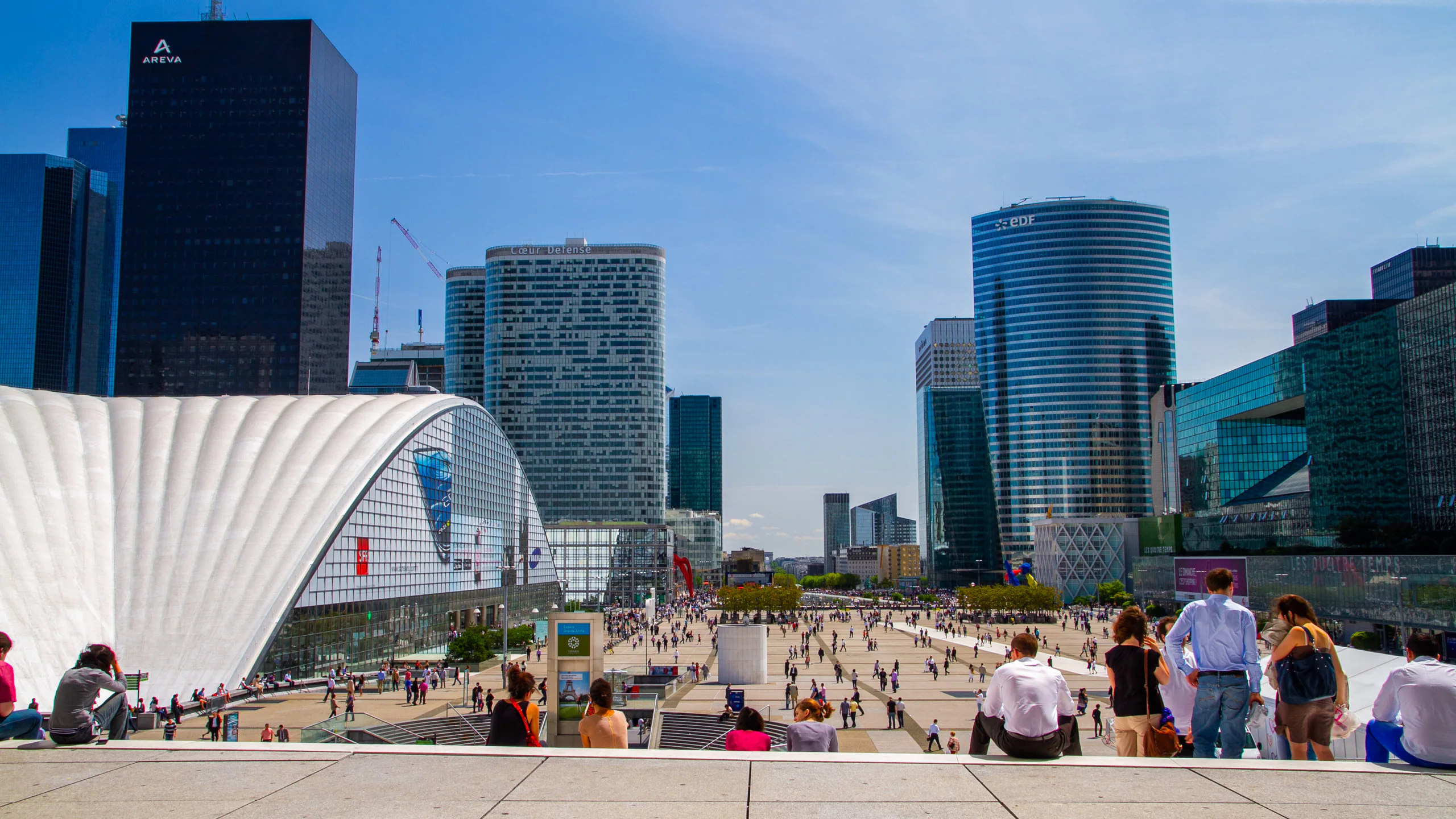 Quartier d'affaires à Puteaux